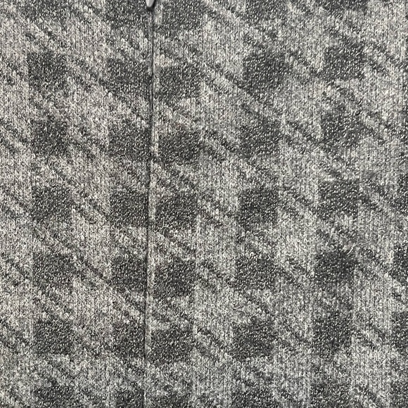 Worth New York USA Wool Blend Gray Vintage Checkered Button Knee Dress Sz 10 - Picture 8 of 9